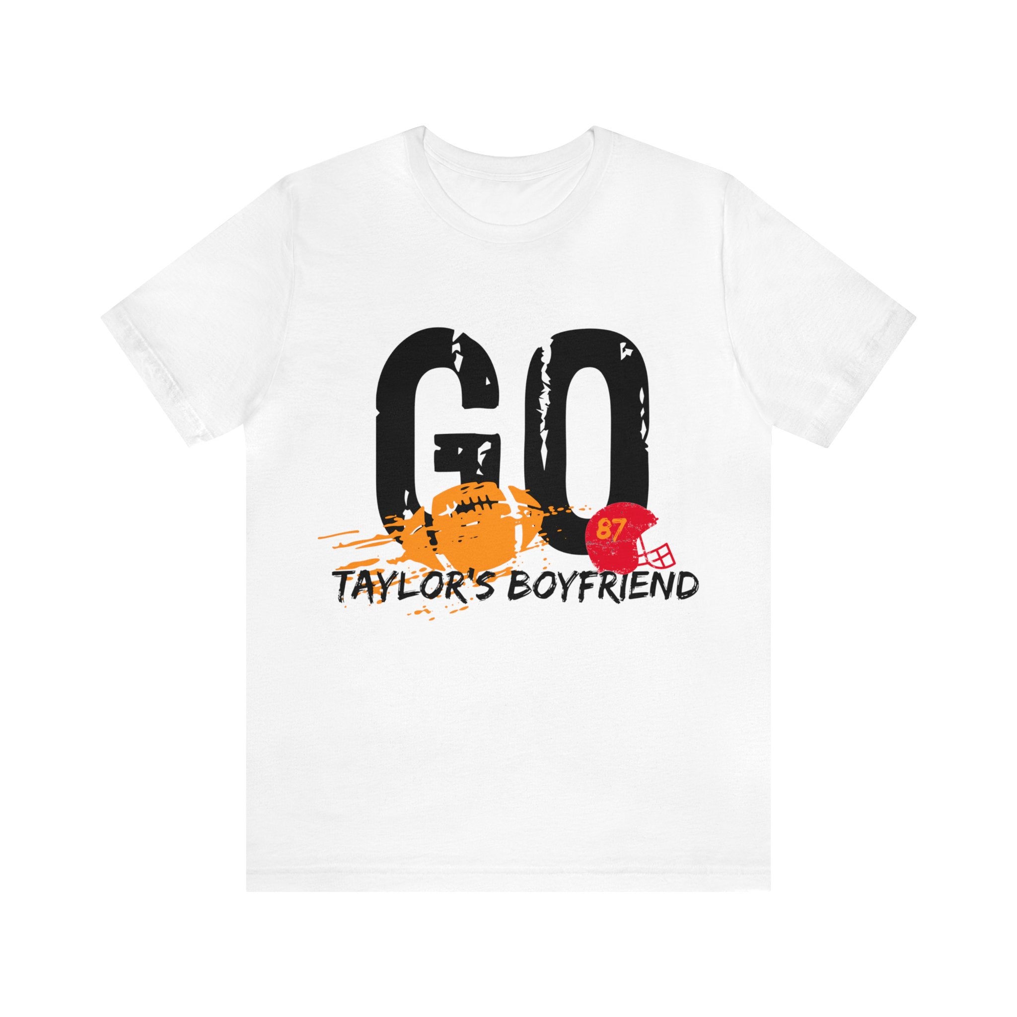 Go Taylors Boyfriend T-Shirt Printed on Front and Back - Gabe Atkins Designs