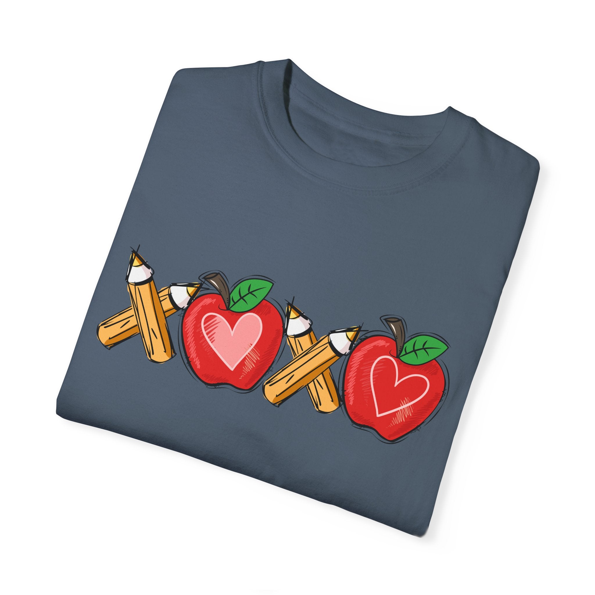 Comfort Colors XOXO Teacher Shirt, Valentine Teacher Shirt, Teacher Valentine T-Shirt, Teacher Valentine Shirt, Valentines Day Gift Teacher - Gabe Atkins Designs