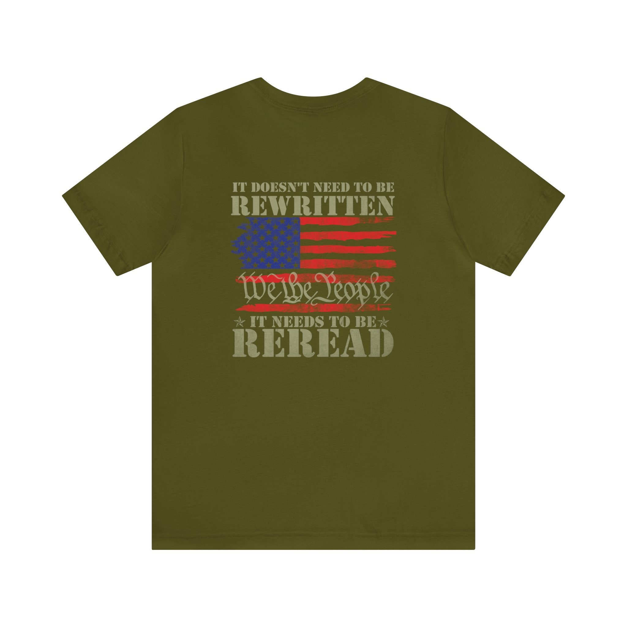 It Doesn't Need To Be Rewritten It Needs To Be Reread Shirt, 1776 Shir | Reread Shirt, 1776 Shirt, American Constitution 1776,