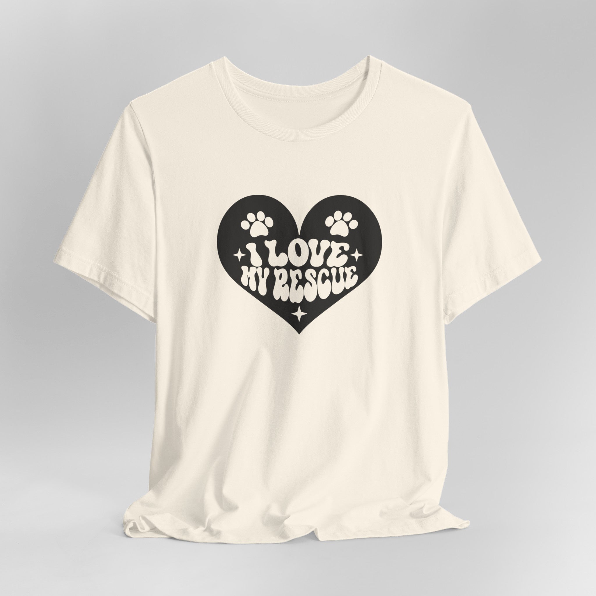 I Love My Rescue T-Shirt | My Heart Belongs to Rescue: Animal Lover Do | Animal Lover Dog Rescue