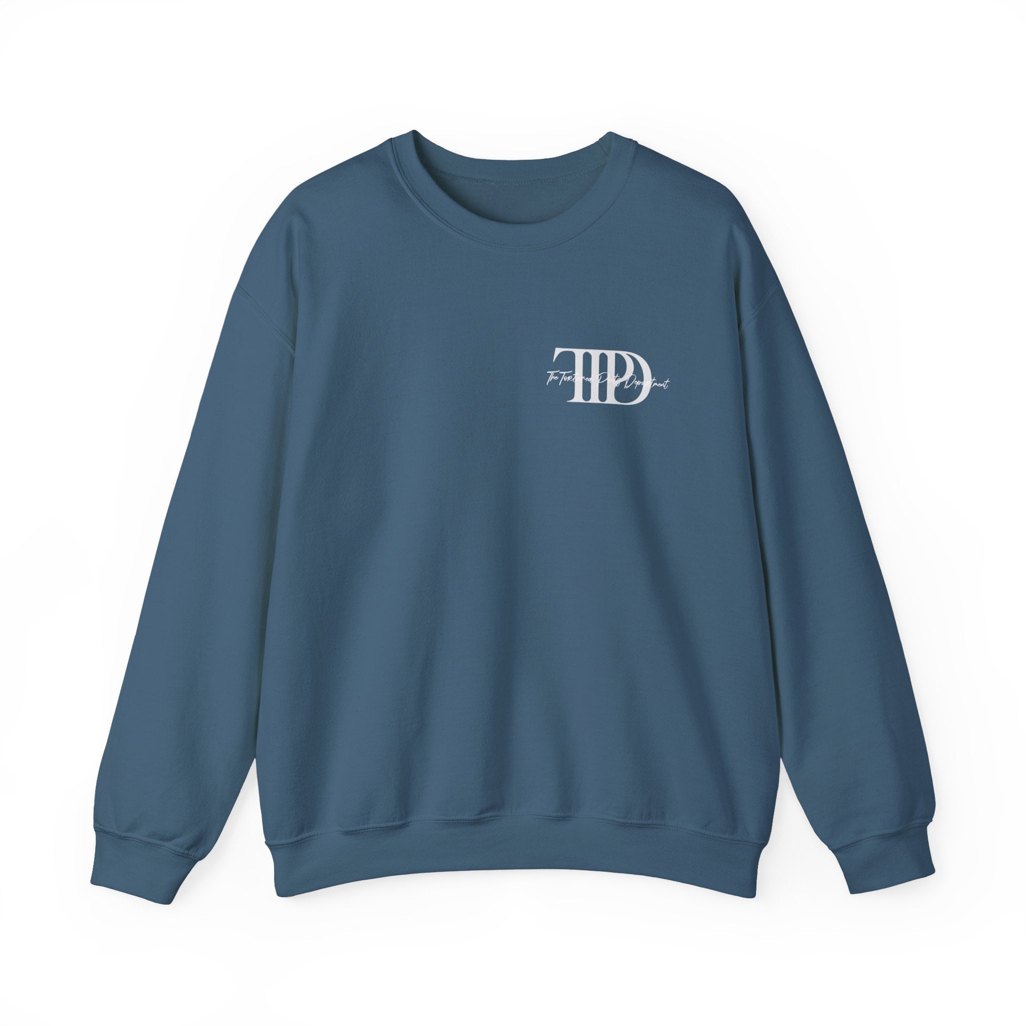 The Tortured Poets Department Sweatshirt with Tracklist on The Back |  | Tortured Poets Department Unisex Sweatshirt