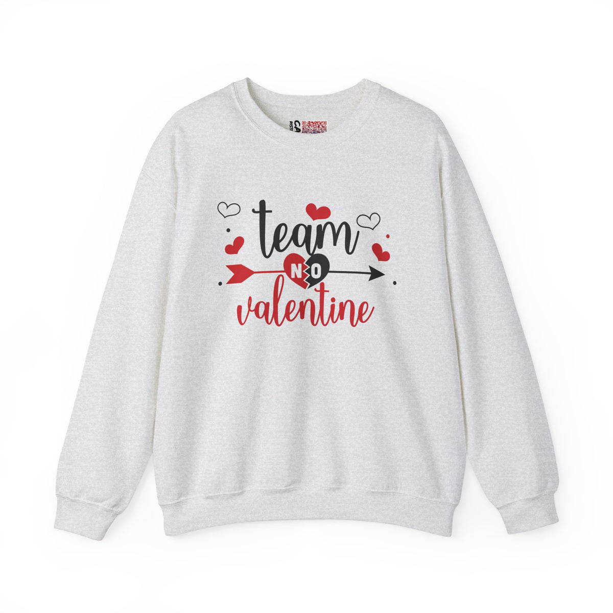 Team No Valentine Sweatshirt, Anti Valentine's Day Sweatshirt, Single  | Day Sweatshirt, Single Awareness Day Gift, Funny Valentine'