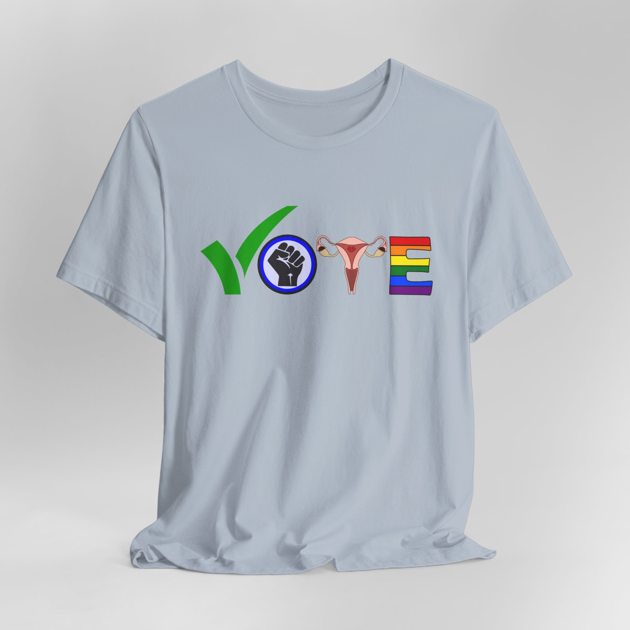 Vote T-Shirt | Stand Up, Speak Out: Vote For Change Tee | Support BLM, Reproductive Rights and LGBTQ Community