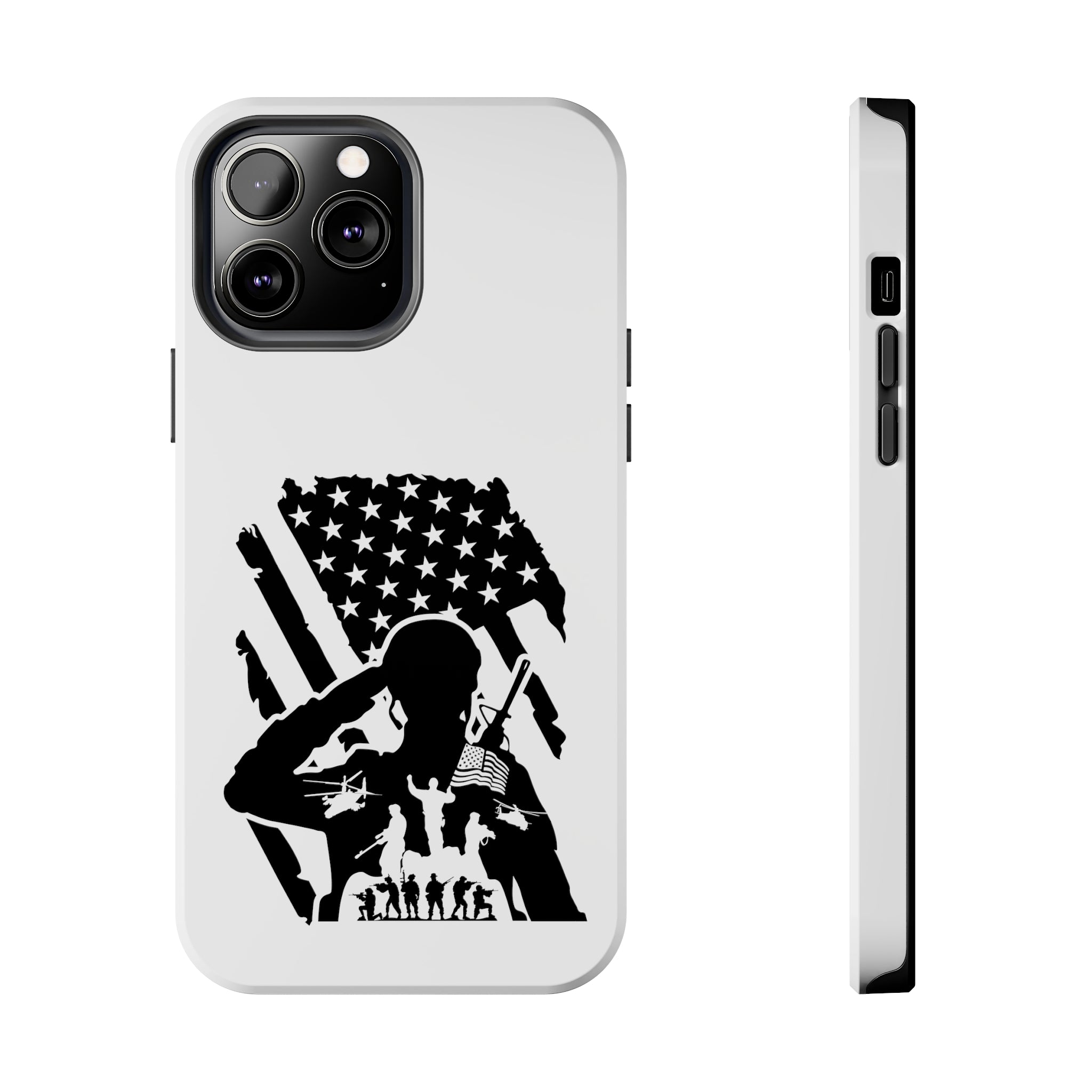 Veteran iPhone Case - Salute Your Heroes, Patriotic iPhone Tough Case, | Heroes, Patriotic iPhone Tough Case, Perfect Gift