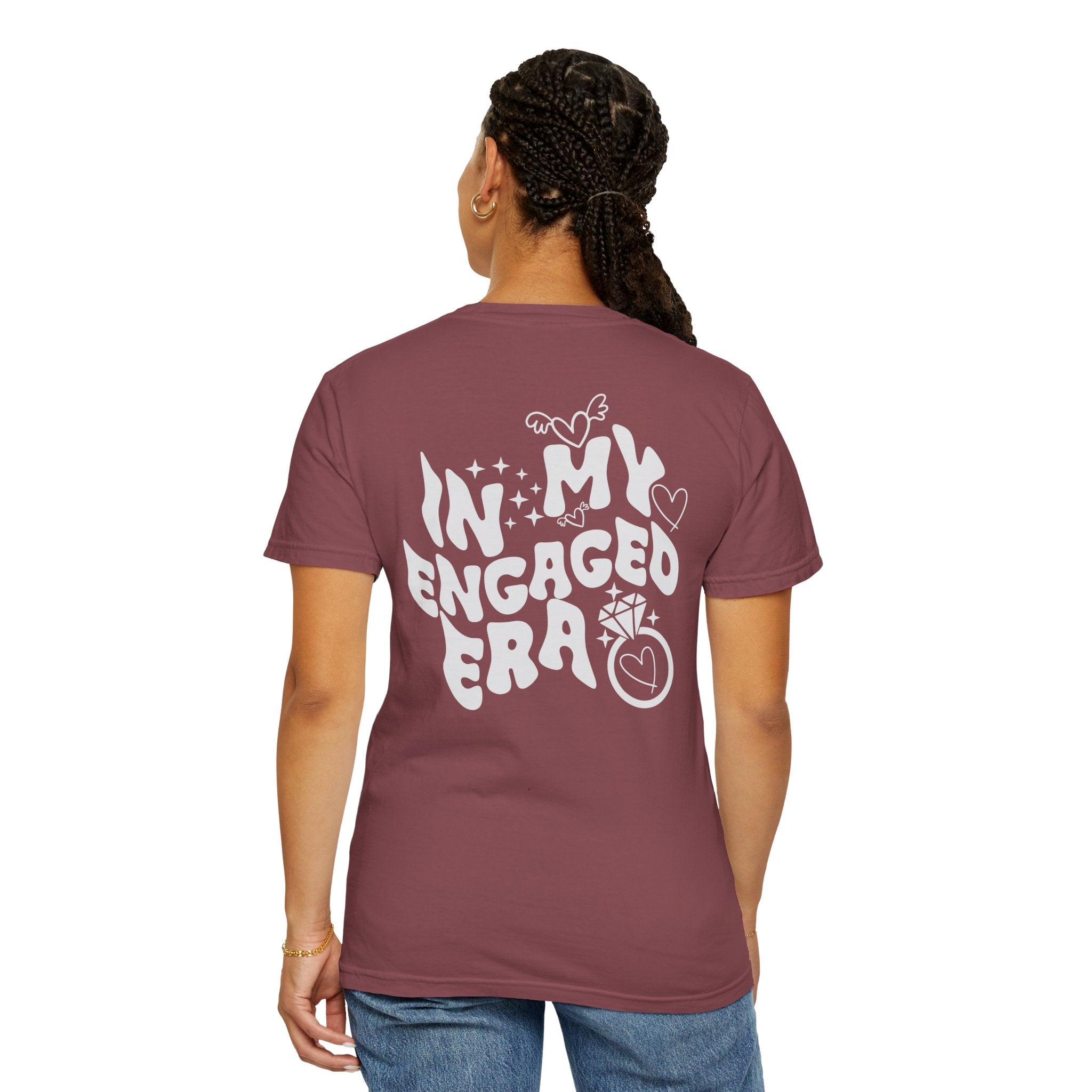 Personalized In My Engaged Era Shirt | Personalized Engagement T-Shirt | Unique Engagement Announcement Shirt