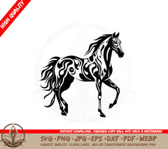 Abstract Equine SVG 
