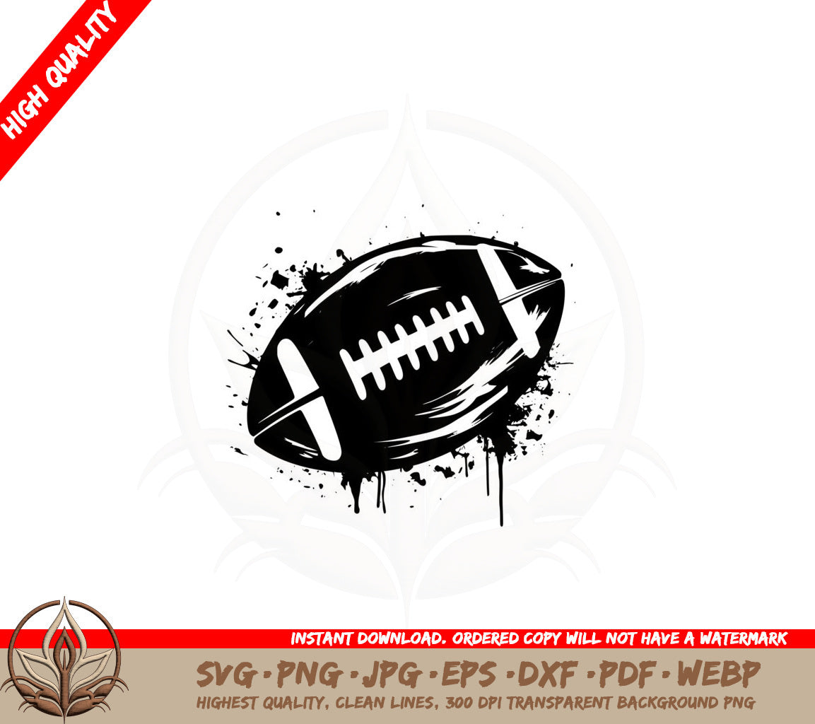 Abstract Football SVG 