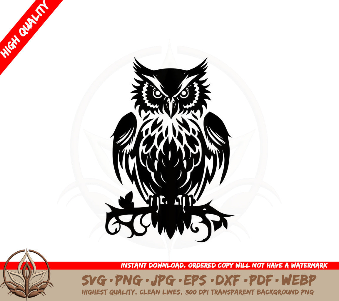 Abstract Owl SVG