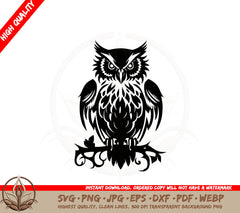 Abstract Owl SVG