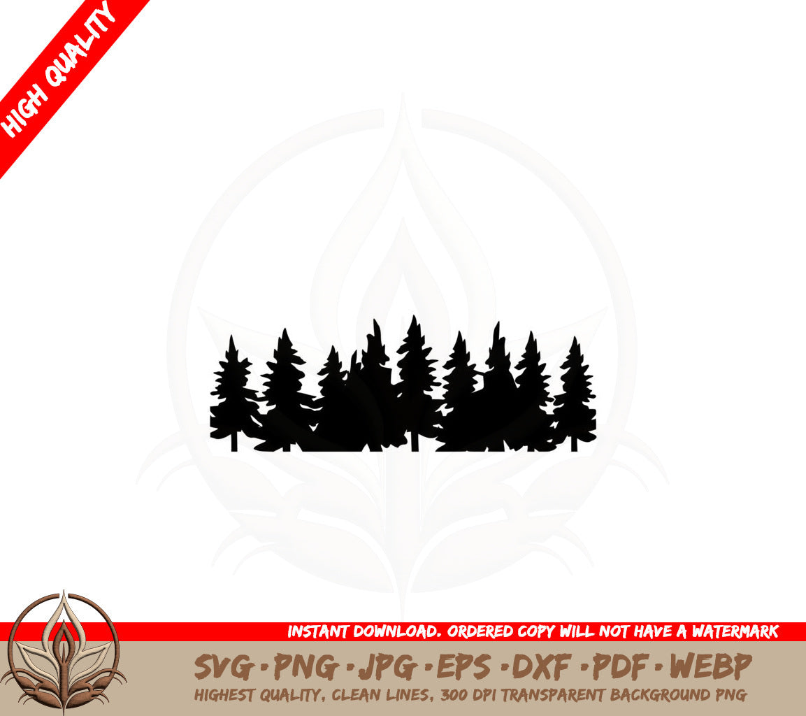 Abstract Treeline SVG 