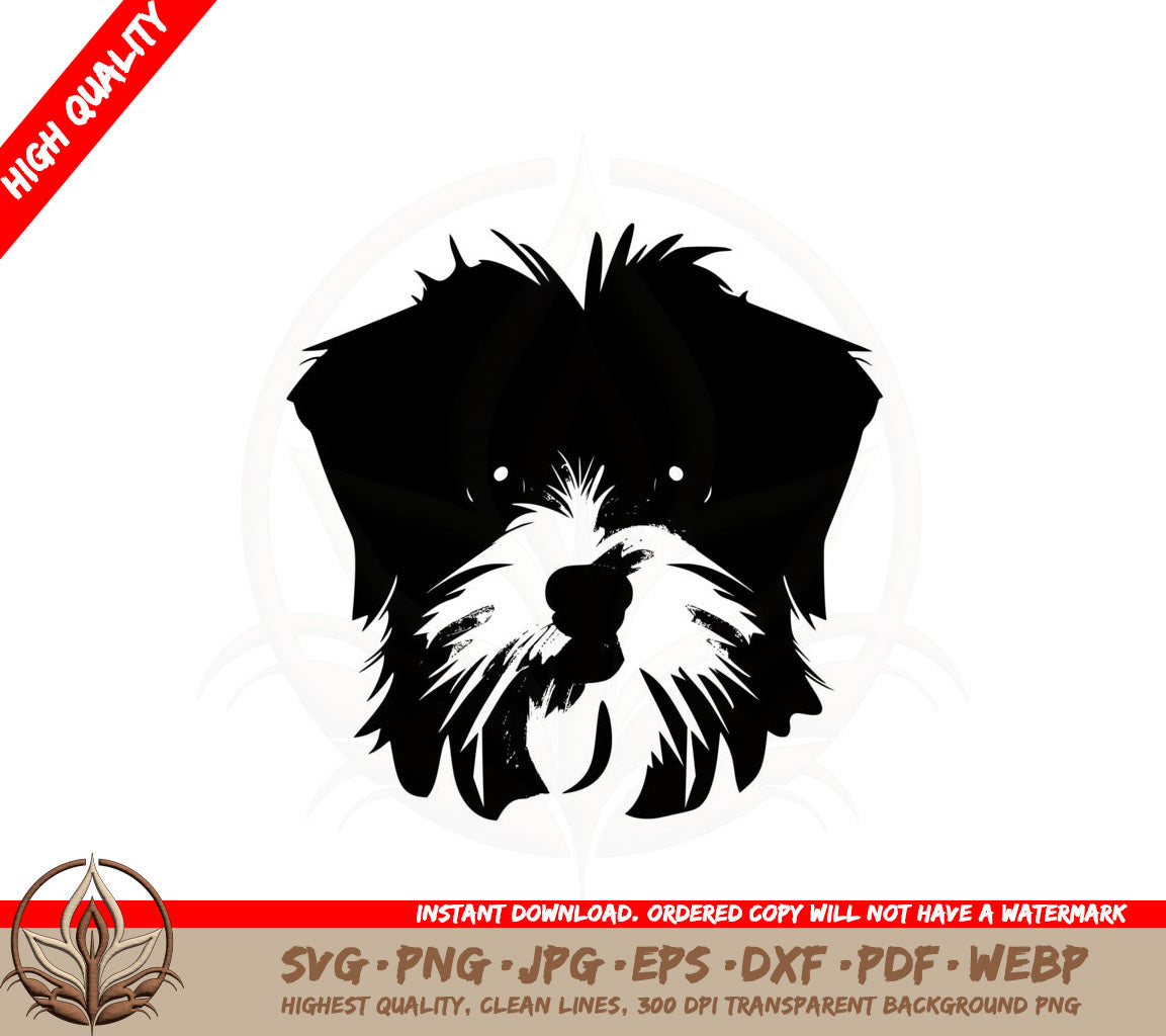 Adorable Morkie Pup SVG 