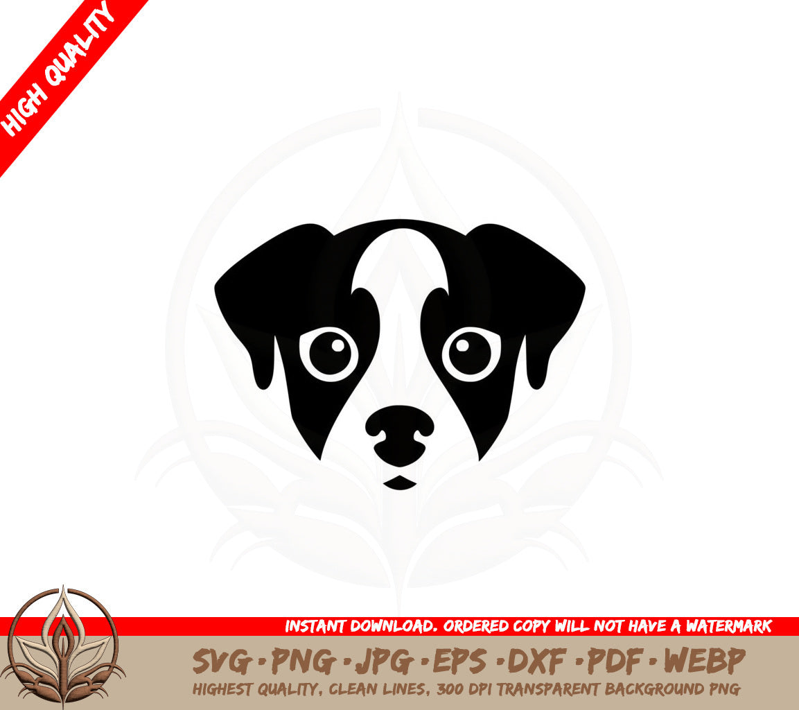 Adorable Puppy Stare SVG Cut File 