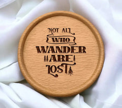 Not All Who Wander Are Lost Adventure SVG Cut File SVG