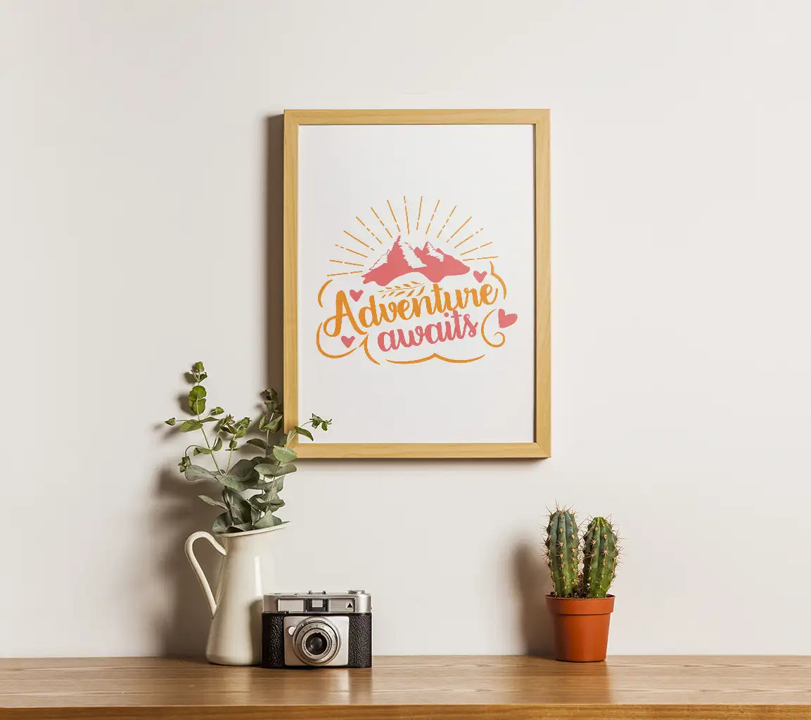 Adventure Awaits Mountain Design SVG SVG