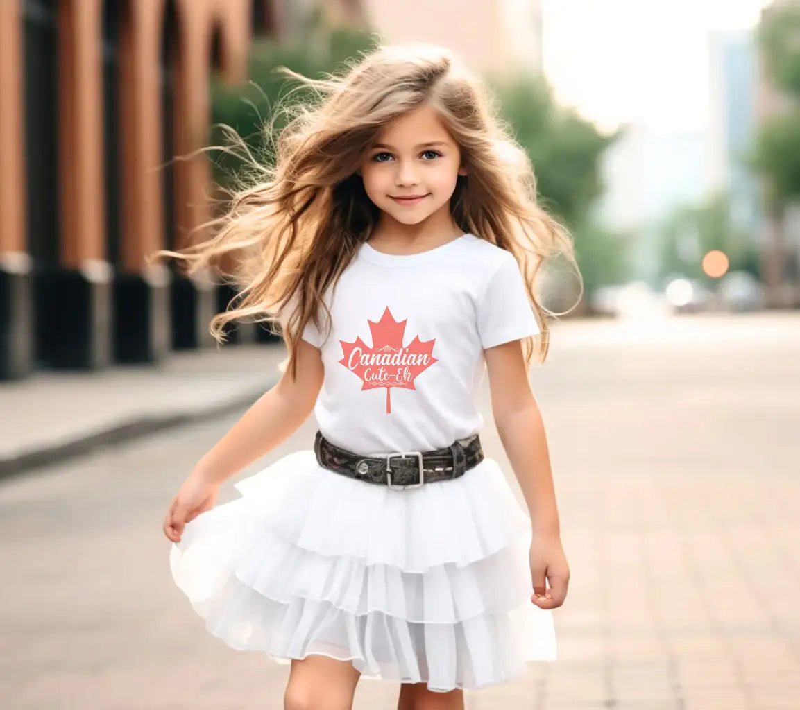 Canadian Cute-Eh Red Maple Leaf SVG Design SVG