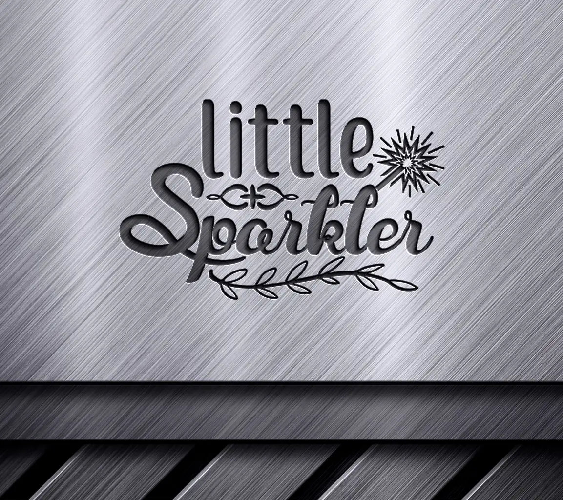 Pink & Orange Little Sparkler Adventure Quote SVG SVG