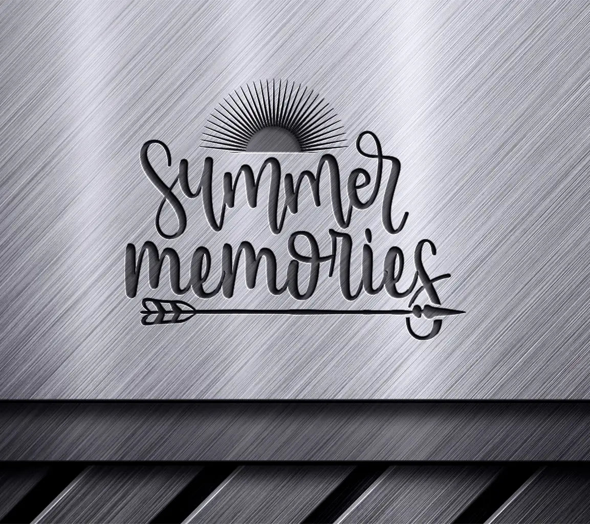 Summer Memories Arrow SVG - Adventure Quote Design SVG