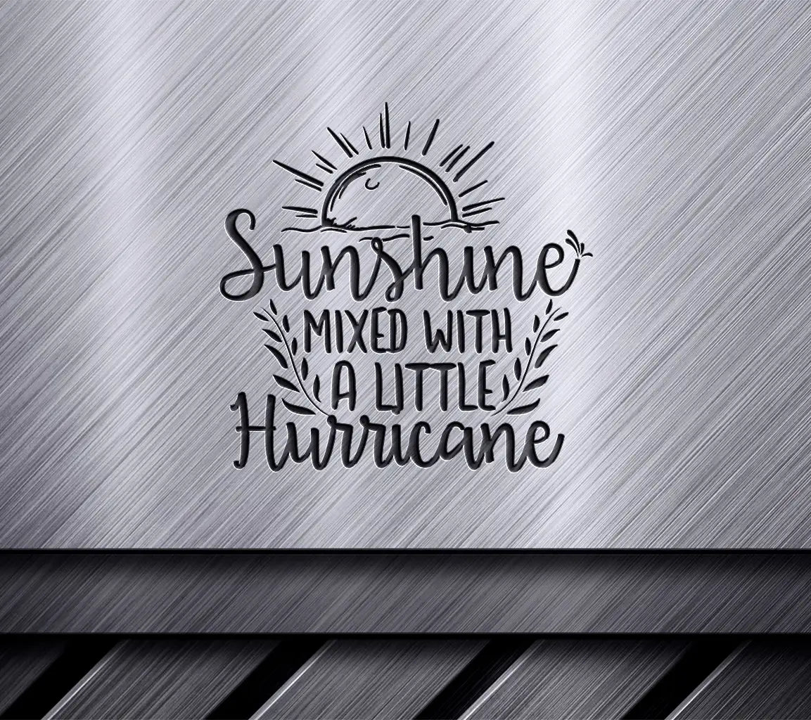 Sunshine & Hurricane Adventure Quote SVG SVG