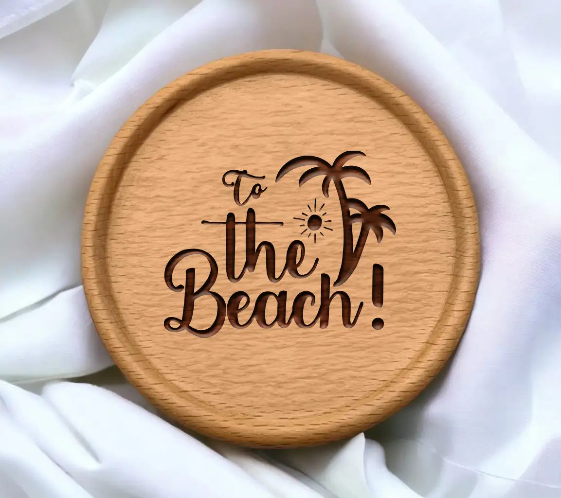 Beach Vibes SVG Palm Trees, Sun, & To The Beach Sign SVG