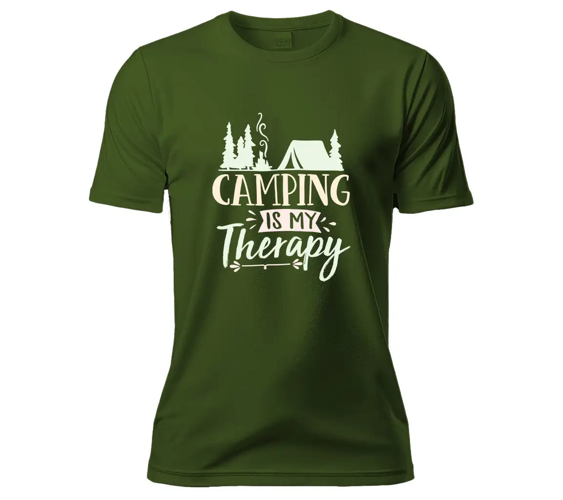 Camping Is My Therapy SVG - Adventure Camping Design SVG