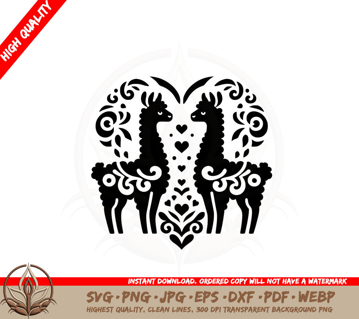 Alpaca Love SVG  