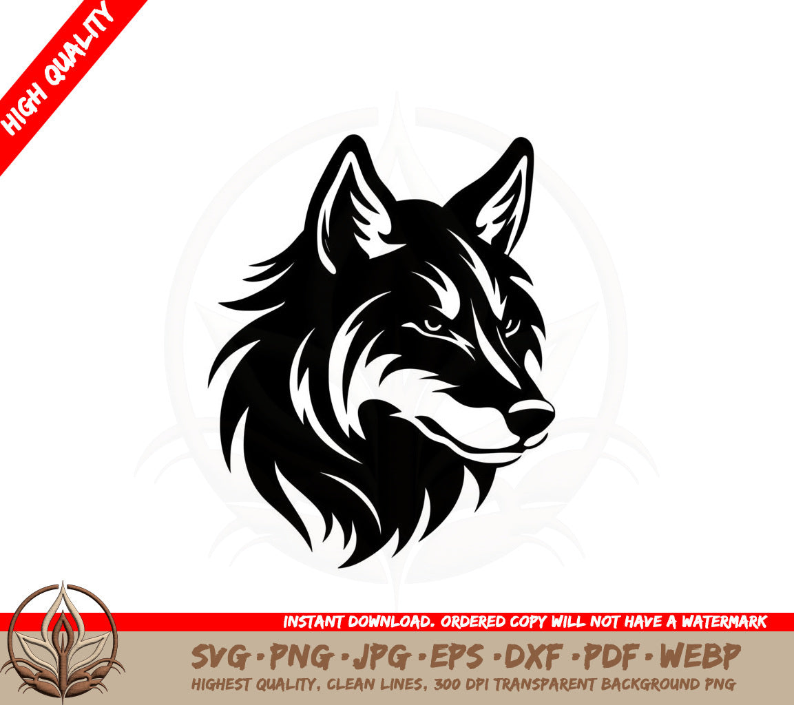 Alpha Wolf Digital Design SVG 