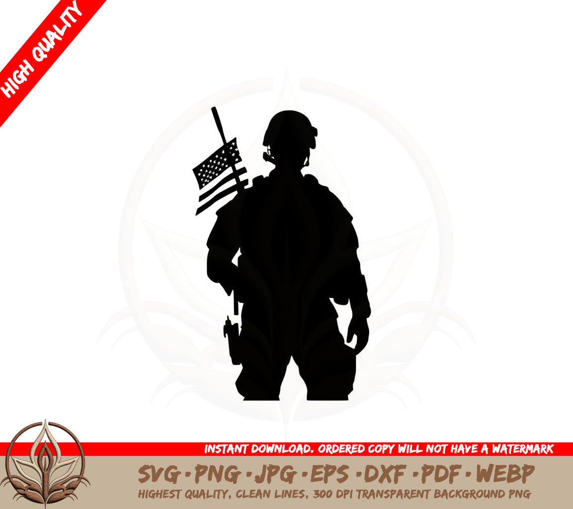 American Patriot SVG PNG JPG AI PDF DXF EPS  WebP - Digital Download 