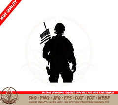 American Patriot SVG PNG JPG AI PDF DXF EPS  WebP - Digital Download 