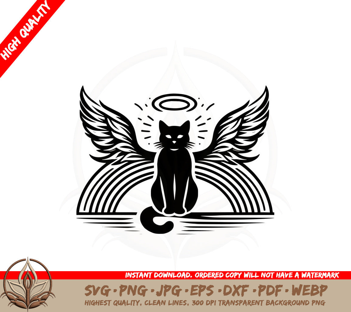 Angel Cat Wings SVG