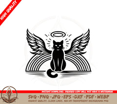 Angel Cat Wings SVG