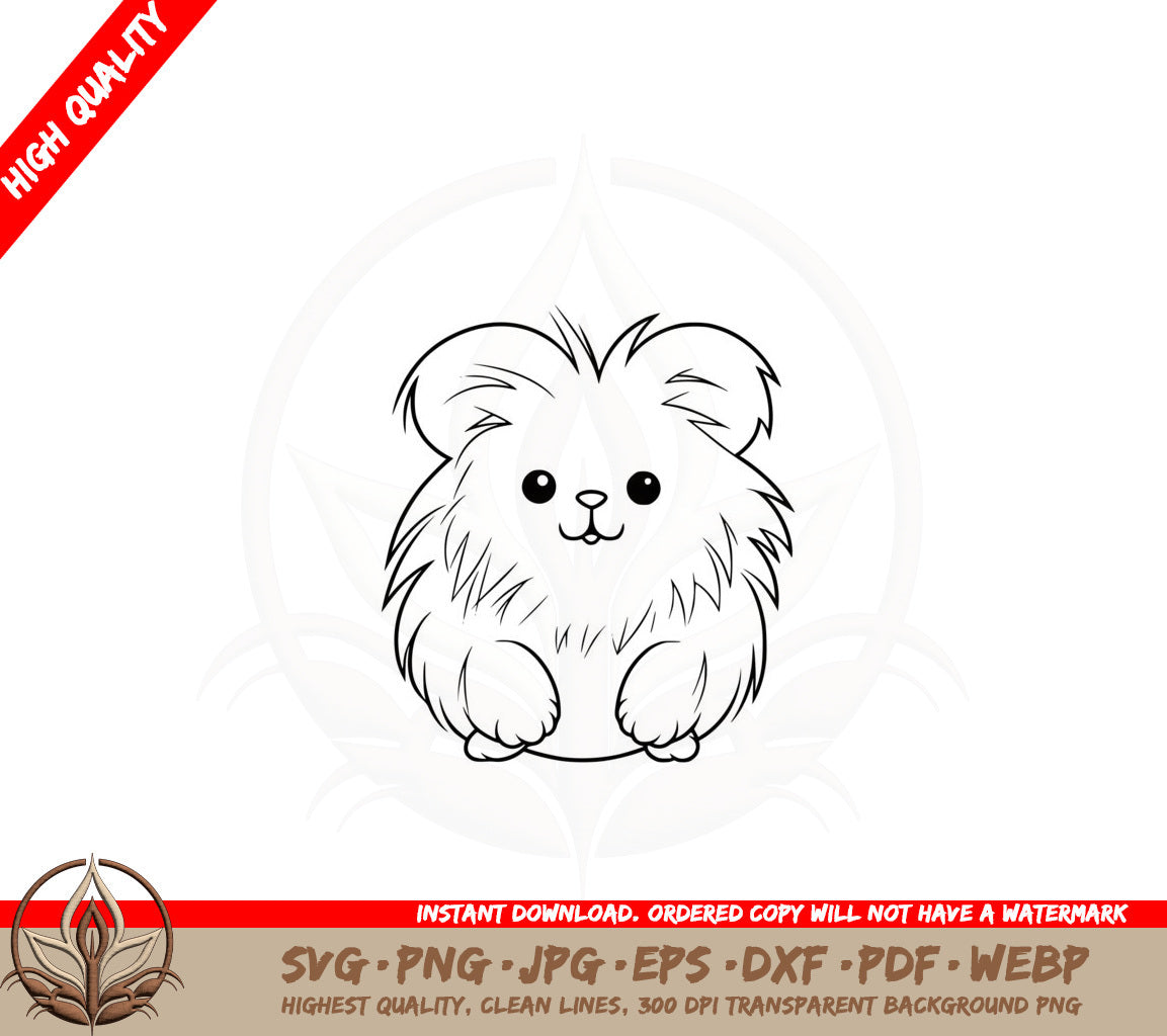 Angora Bunny SVG PNG JPG AI PDF DXF EPS and WebP - Digital Download 