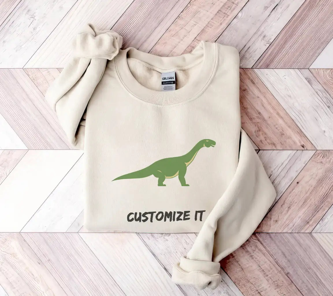 Green Long-Necked Dinosaur Silhouette SVG SVG