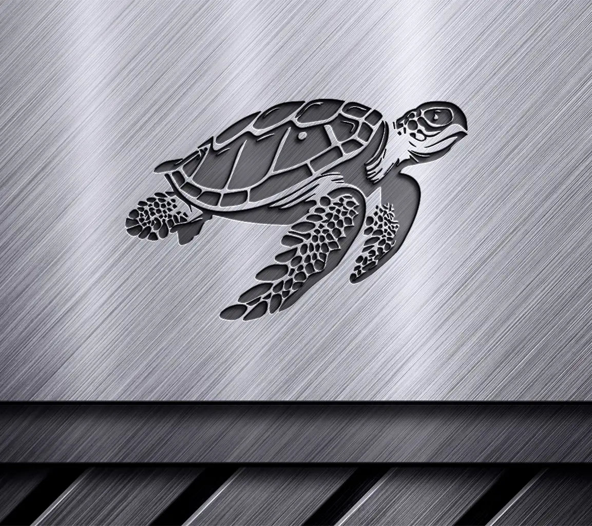  Sea Turtle SVG - Animal Illustration for Cutting SVG