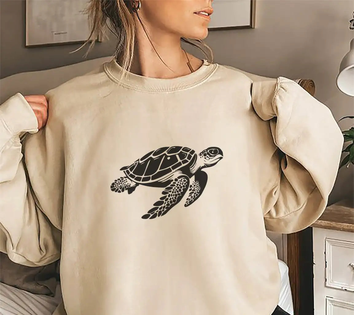  Sea Turtle SVG - Animal Illustration for Cutting SVG