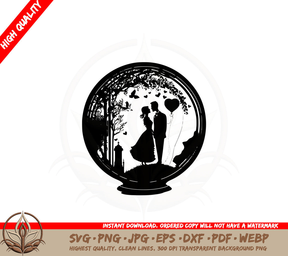 Anniversary Clock SVG Cut File   