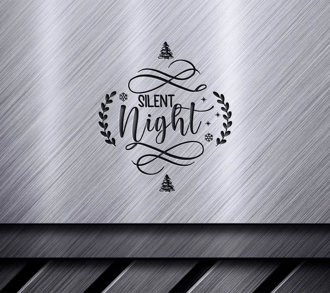 Silent Night Christmas SVG Bundle Arabesque Tile & Snowflakes (13 Designs) SVG