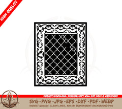 Area Rug Digital Design Cut File SVG 