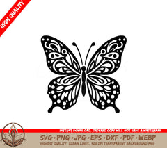 Artistic Wings Ballet Digital Design - SVG, PNG, JPG, AI, PDF, DXF, EPS, WebP 
