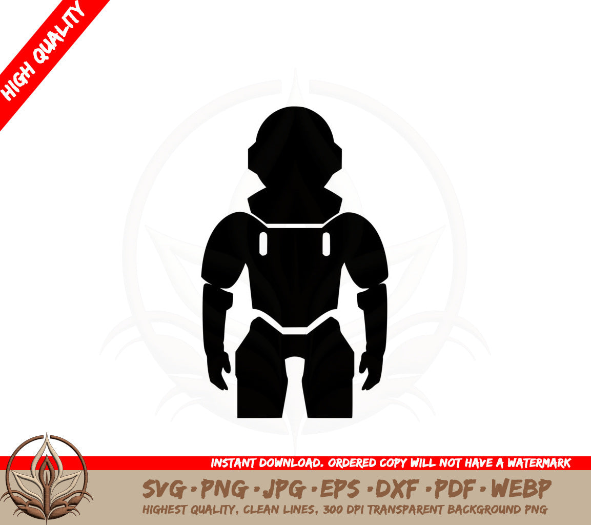 Astronaut Robot SVG PNG JPG AI PDF DXF EPS and WebP Digital Download 