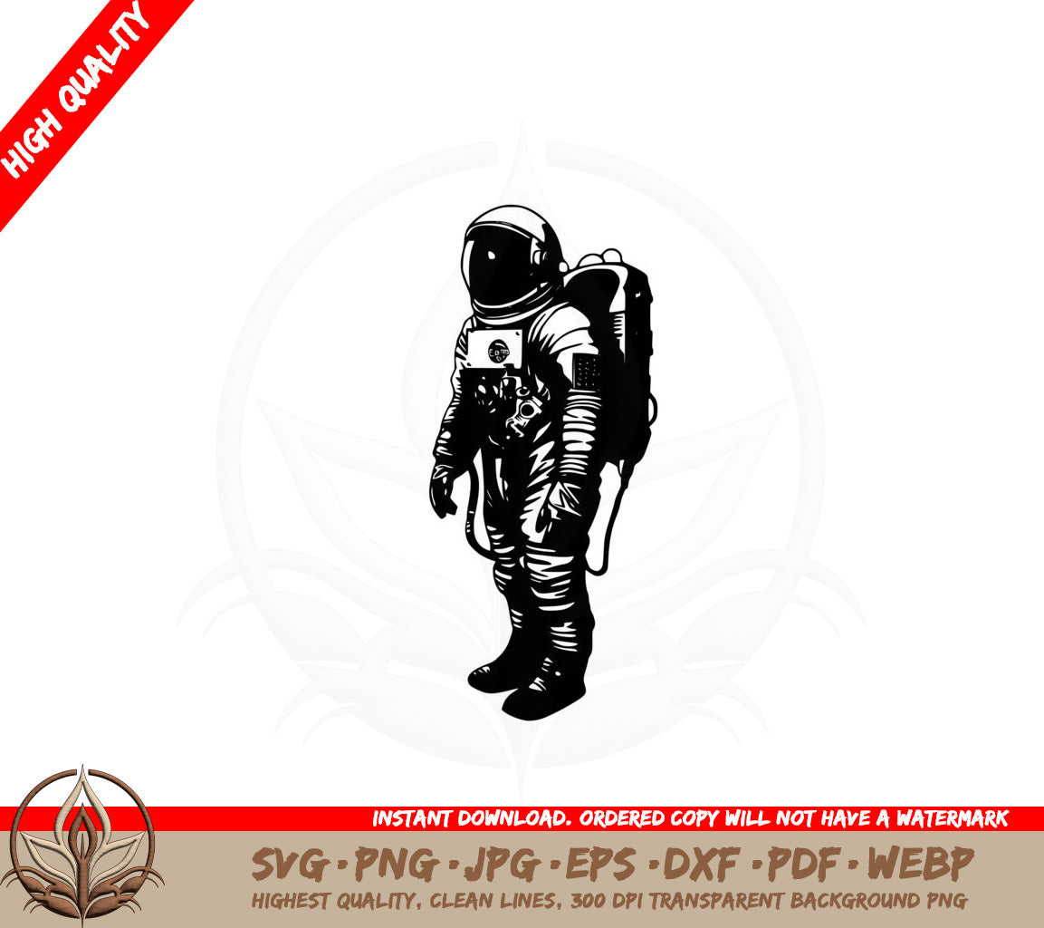 Astronaut Space Suit SVG PNG JPG AI PDF DXF EPS WebP - Digital Download 