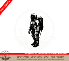 Astronaut Space Suit SVG PNG JPG AI PDF DXF EPS WebP - Digital Download 