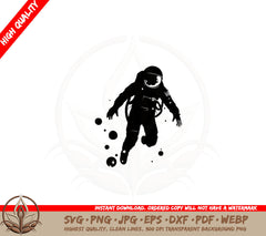 Astronaut in Space SVG  