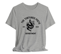 TTPD Reputation Snake Design T-Shirt, The Tortured Poets Department Ad | Tortured Poets Department Adult Unisex Bella + Canvas