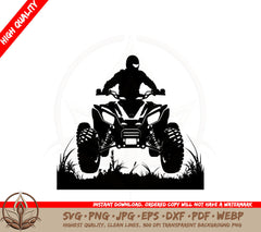 ATV Jump SVG