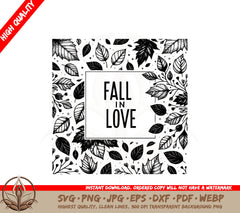 Autumn Love Fall SVG 