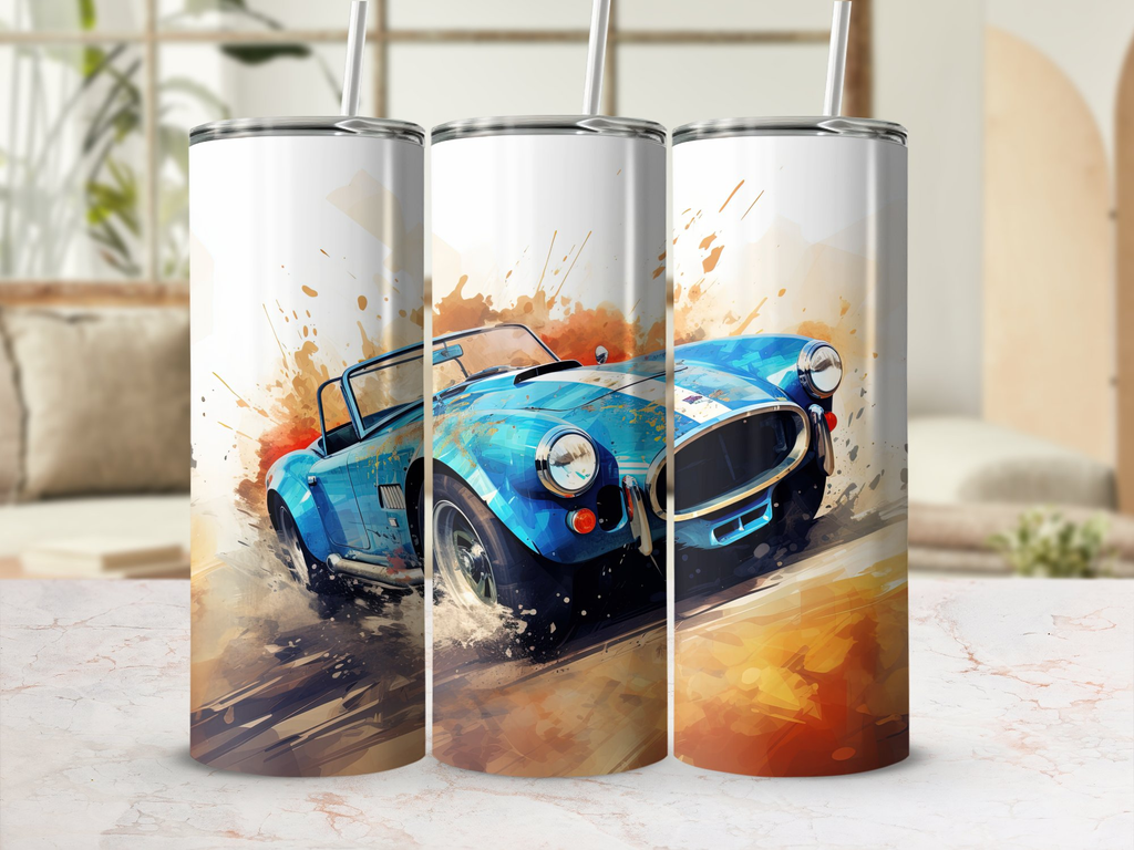 Azure Cobra Roadster Watercolor Rush Tumbler Wrap | 20oz Tumbler Wrap Sublimation Design PNG | Tumbler Wrap | 20oz_Tumbler_Wrap, City_Theme, Digital_Download, Drinkware_Decor, Flare_Wrap, Modern_Wrap, Muscle Cars, Street_Style, sublimation design, Sublimation_Art, Trendy_Tumbler, tumbler design, tumbler wrap, tumbler wrap png, Tumbler_Design, Urban_Design, Urban_Harley | Gabe Atkins Designs