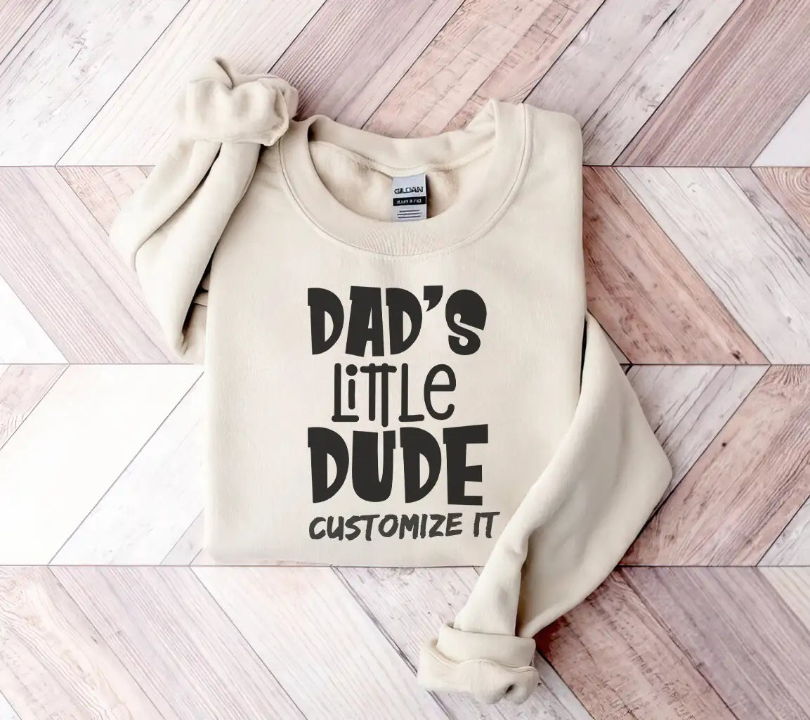 Dad's Little Dude SVG -  Design SVG