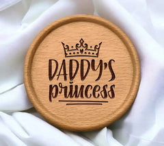 Daddy's Princess Crown SVG -  Design SVG