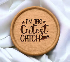 Im the Cutest Catch SVG - Baby Fish Design SVG