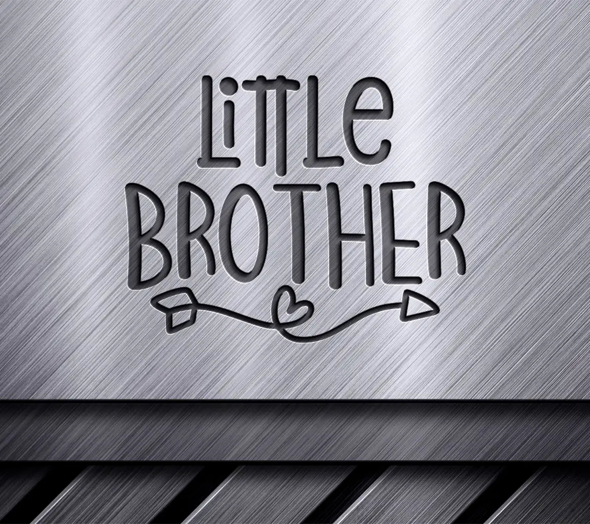 Little Brother SVG Logo -  Hearts & Arrows SVG